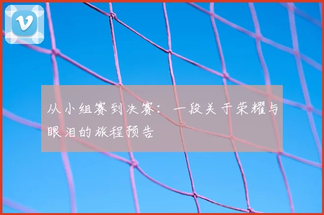 从小组赛到决赛：一段关于荣耀与眼泪的旅程预告