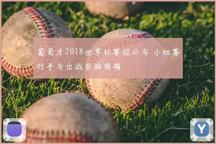 葡萄牙2018世界杯赛程公布 小组赛对手与出战安排明确
